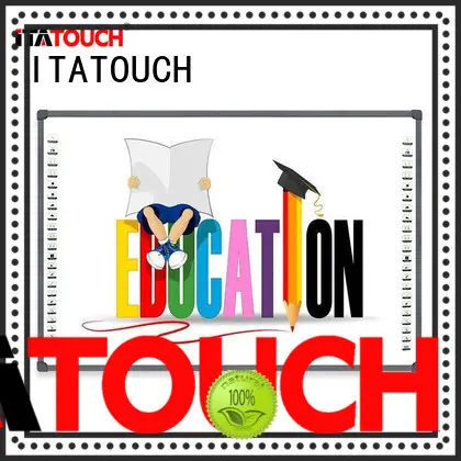 indoor horizontal digital touch screen video wall advertising ITATOUCH 1