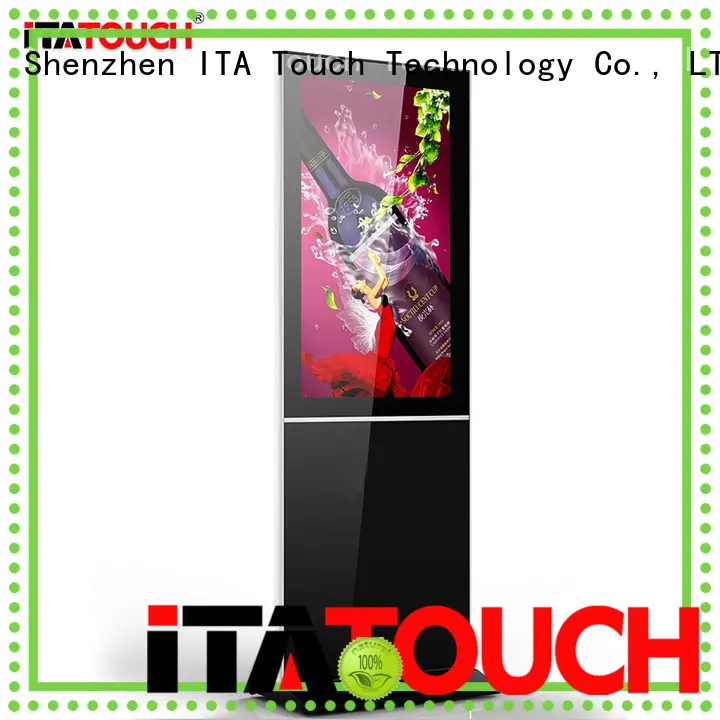 video wall flat panel display visualizer projector all ITATOUCH Brand touch screen video wall 1