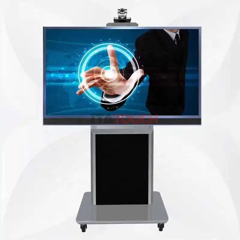 LCD todo en uno Digital interactivo Tv Android Smart Board precio 86 pulgadas 4K TV UHD Panel de pantalla TFT repuestos gratis 1