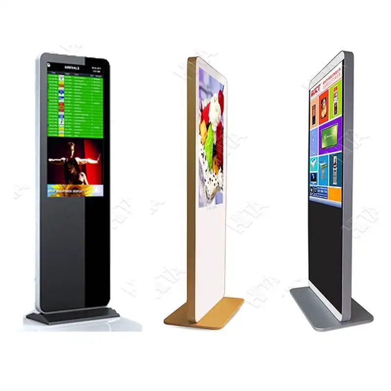 55inch Fhd Floor Stand Advertising Player Lcd Touch Screen Digital Advertising Board for Advertisement Custom Size China TFT 4GB 1