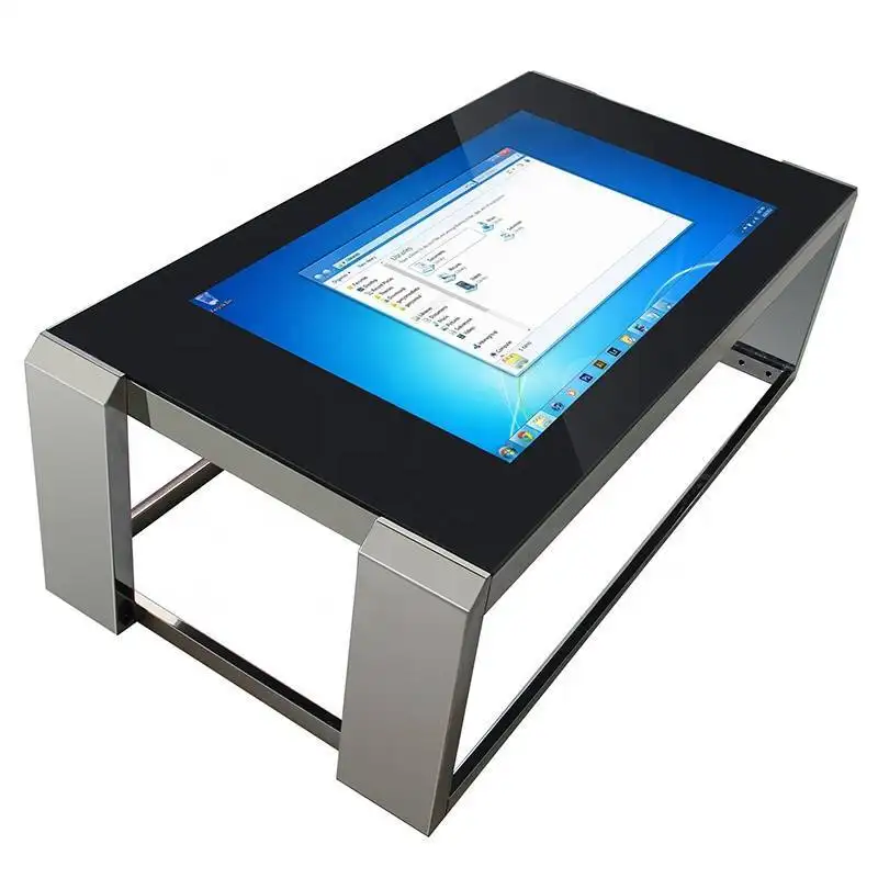 Low Price China Factory 43 Inch Interactive Touch Screen Coffee Table 1920*1080 Multi Touch Table Restaurants Smart Lcd Table 1