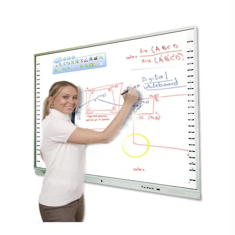 Precio de venta caliente de la escuela todo en un precio de pizarra interactiva de pizarra blanca en la India 1