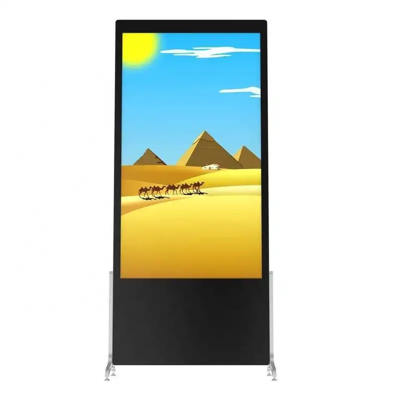 High Quality Floor Stand Android Lcd C-poster Digital Standing Poster Display 1920x1080p 110~240V ITATOUCH 350nits 3000:1 CN;GUA 1