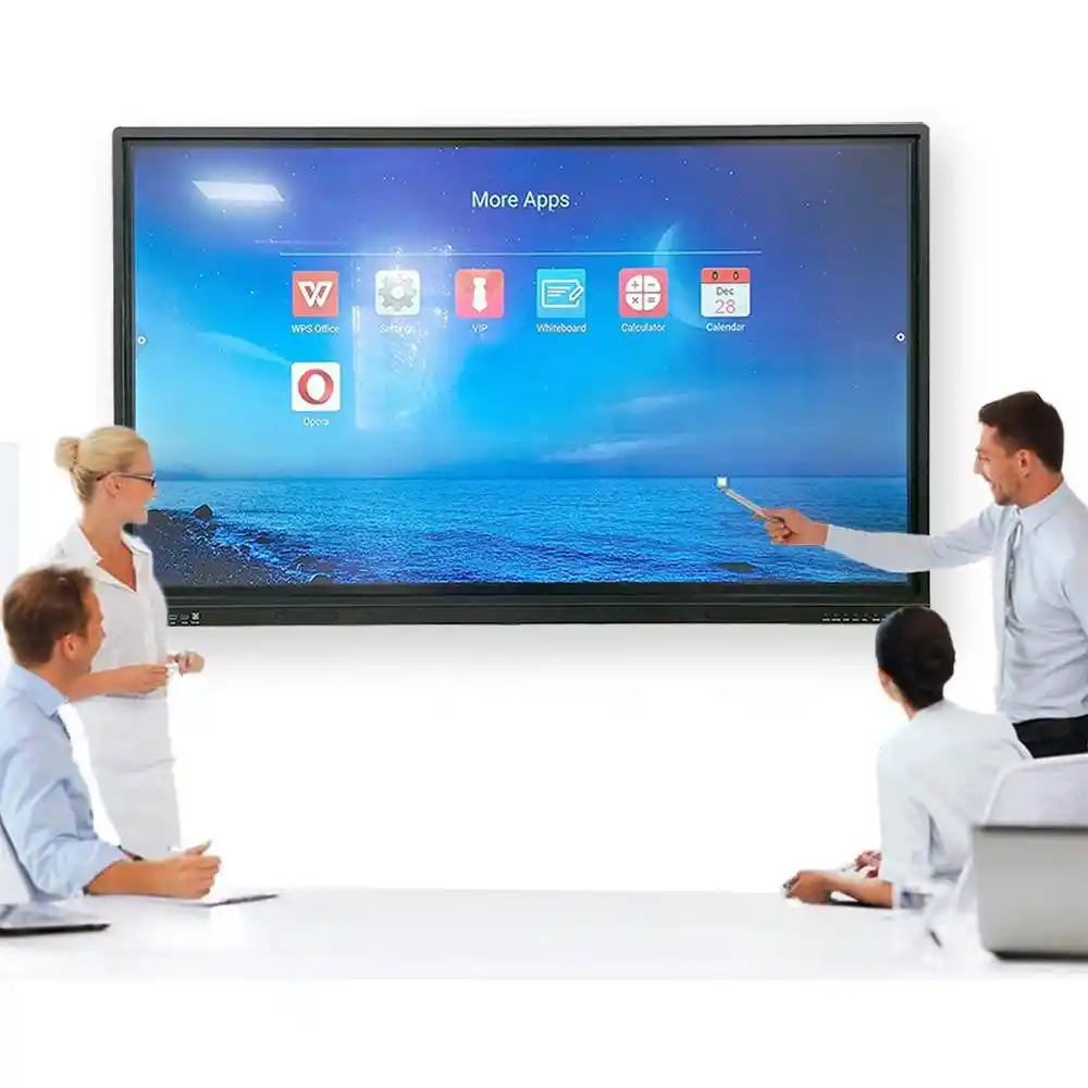 Fabricante de China, precios OEM, venta, tablero de conferencias 4K UHD, pizarra inteligente todo en uno interactiva para la escuela 1