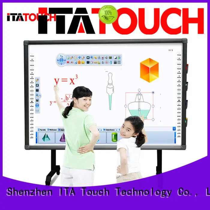 video wall flat panel display one interactive touch screen video wall ITATOUCH Brand 1