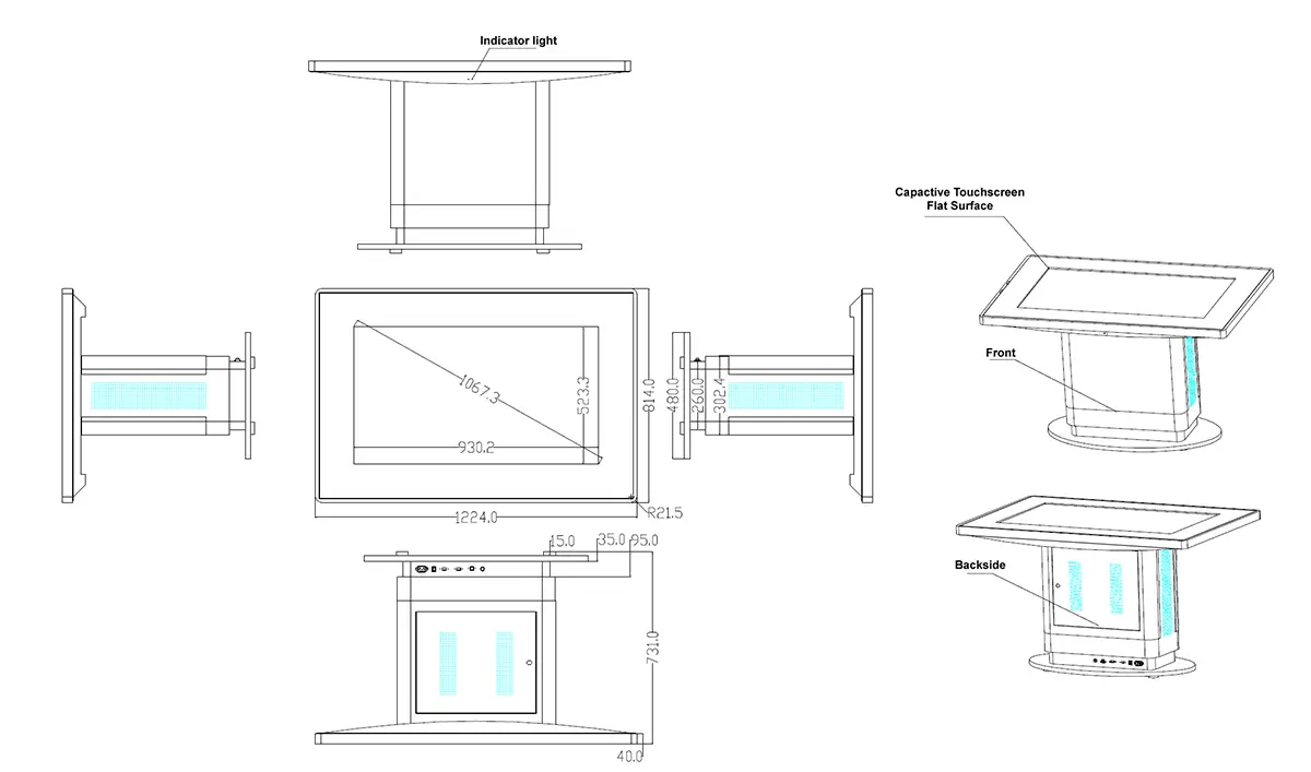 kids touch screen computer table touch touchscreen for school 4