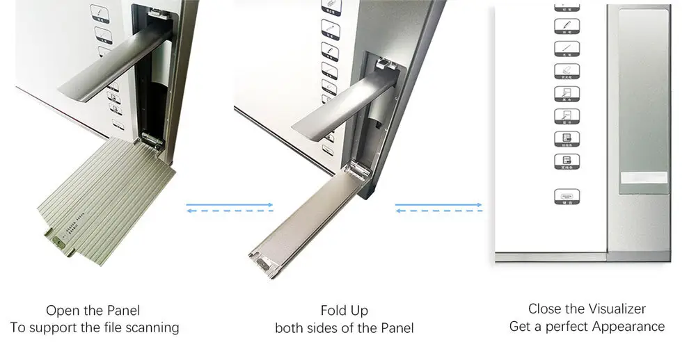 Infrared All in one interactive whiteboard with built-in PC, Visualizer, Speaker 4