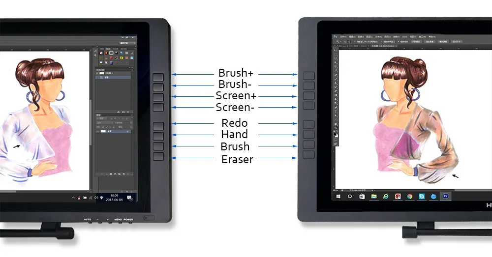 interactive graphic tablet monitor pen display for military 6