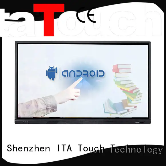 player Custom writing touch screen video wall totem ITATOUCH 1