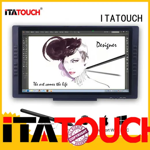 bracket laser touch screen video wall signage kids ITATOUCH company 1