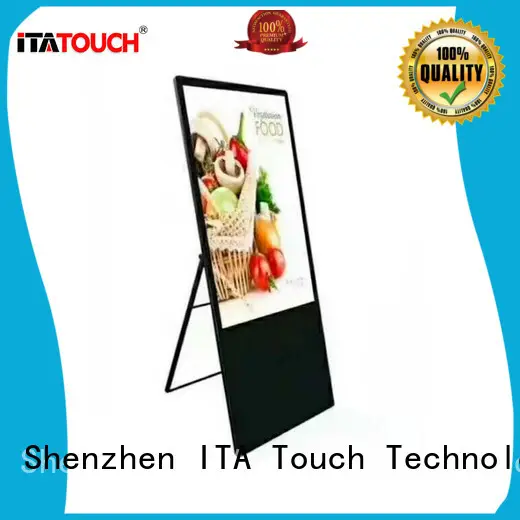 ITATOUCH poster totem display use for company 1