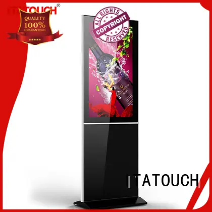 ITATOUCH vertical advertising screen display suppliers for military 1