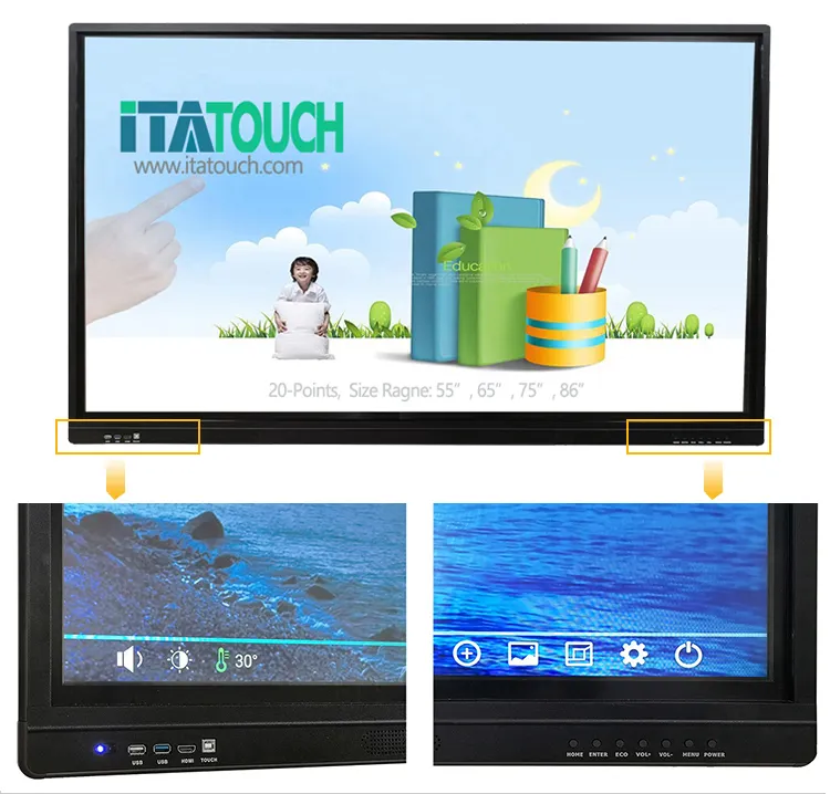 ITATOUCH display capacitive touch screen manufacturers for military 5