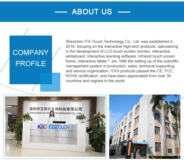 ITATOUCH Best display panel supply for government 7
