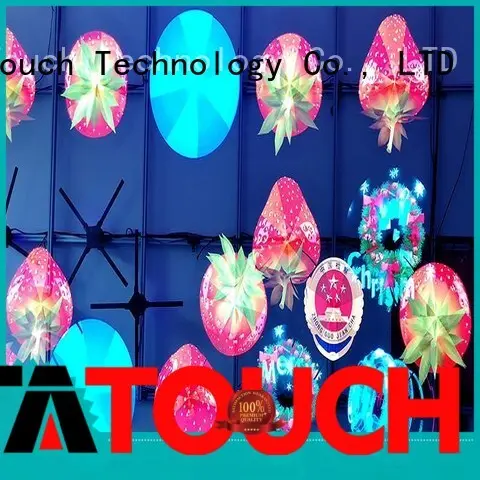 ITATOUCH Factory Price Display Advertising Screen Small Holographic Fan Outdoor 2500cd/m2 Air Visible 1024*1024 OEM 176 Degree4 1