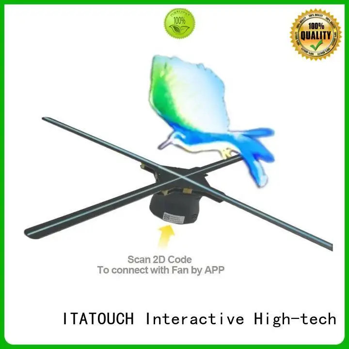 Custom 3d hologram fan display for sale for computer 1