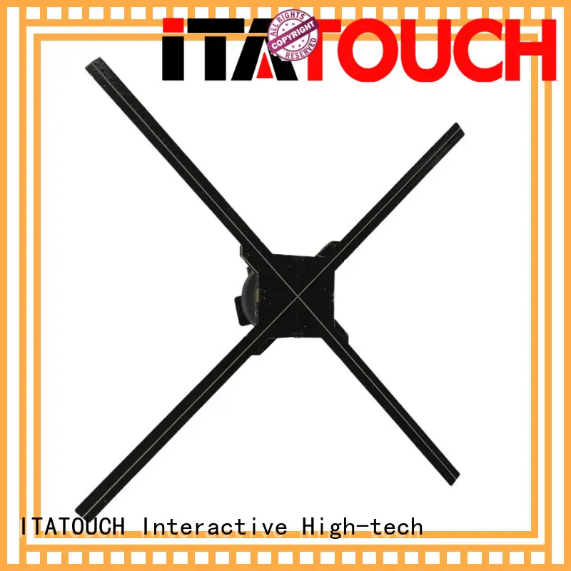 ITATOUCH 3d hologram fan display for business for phone 1