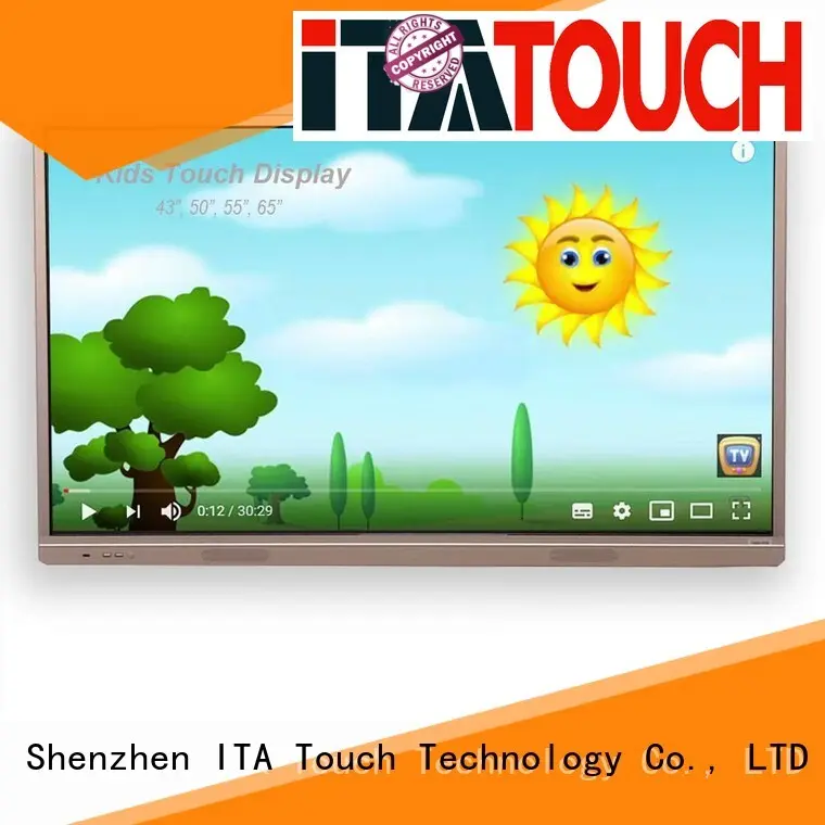 ITATOUCH Top 4k touch screen monitor supply for military 1