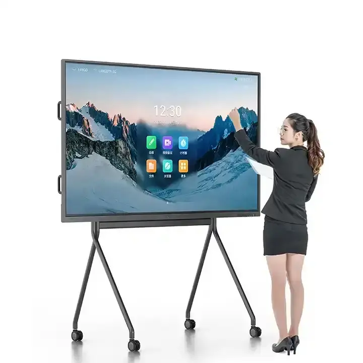 Online Shop Hot Sale Infrared Led 4K Interactive Tv Touch Screen Electronic Whiteboard 65 75 86 1