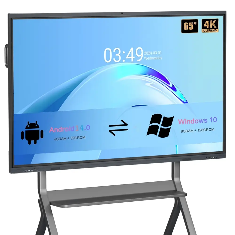 High Resolution LCD Panel Display 4K Infrared Interactive Smart Monitor Whiteboard Type Interactive Whiteboard 1