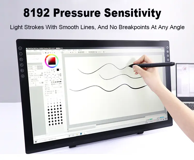 Drop Shopping 21.5 Pro Electromagnetic Graphics Drawing Digital Pen Touch Screen Writing Tablet Monitor 1