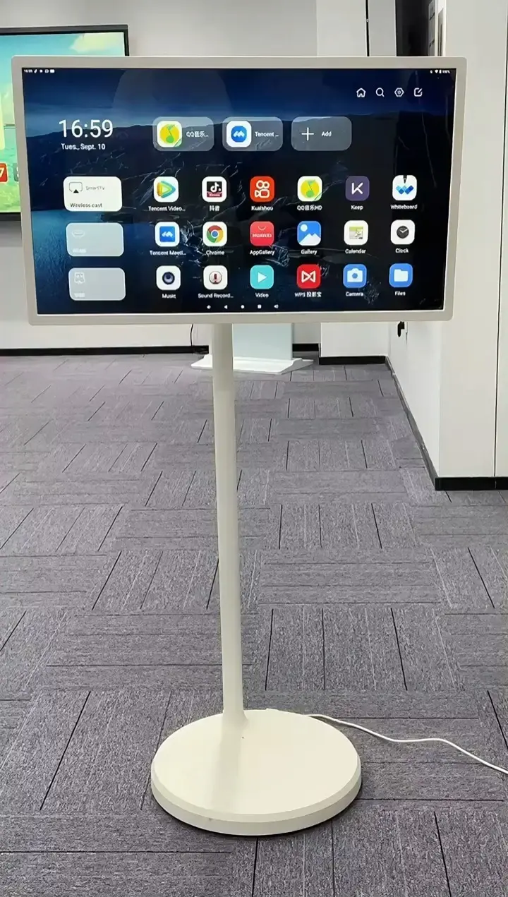 High Resolution 21.5-inch LCD Portable Mobile Touch Screen Android System Multi-Touch for Indoor Use 1