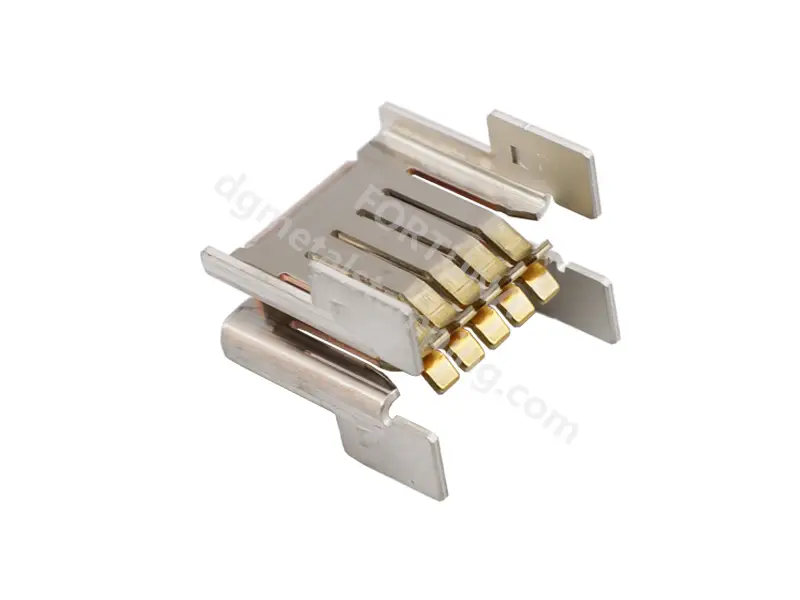 Partial gold-plated connection terminal 1