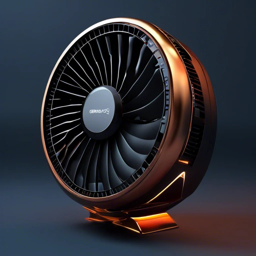 Digital Controller Radiator Cooling Fan 1