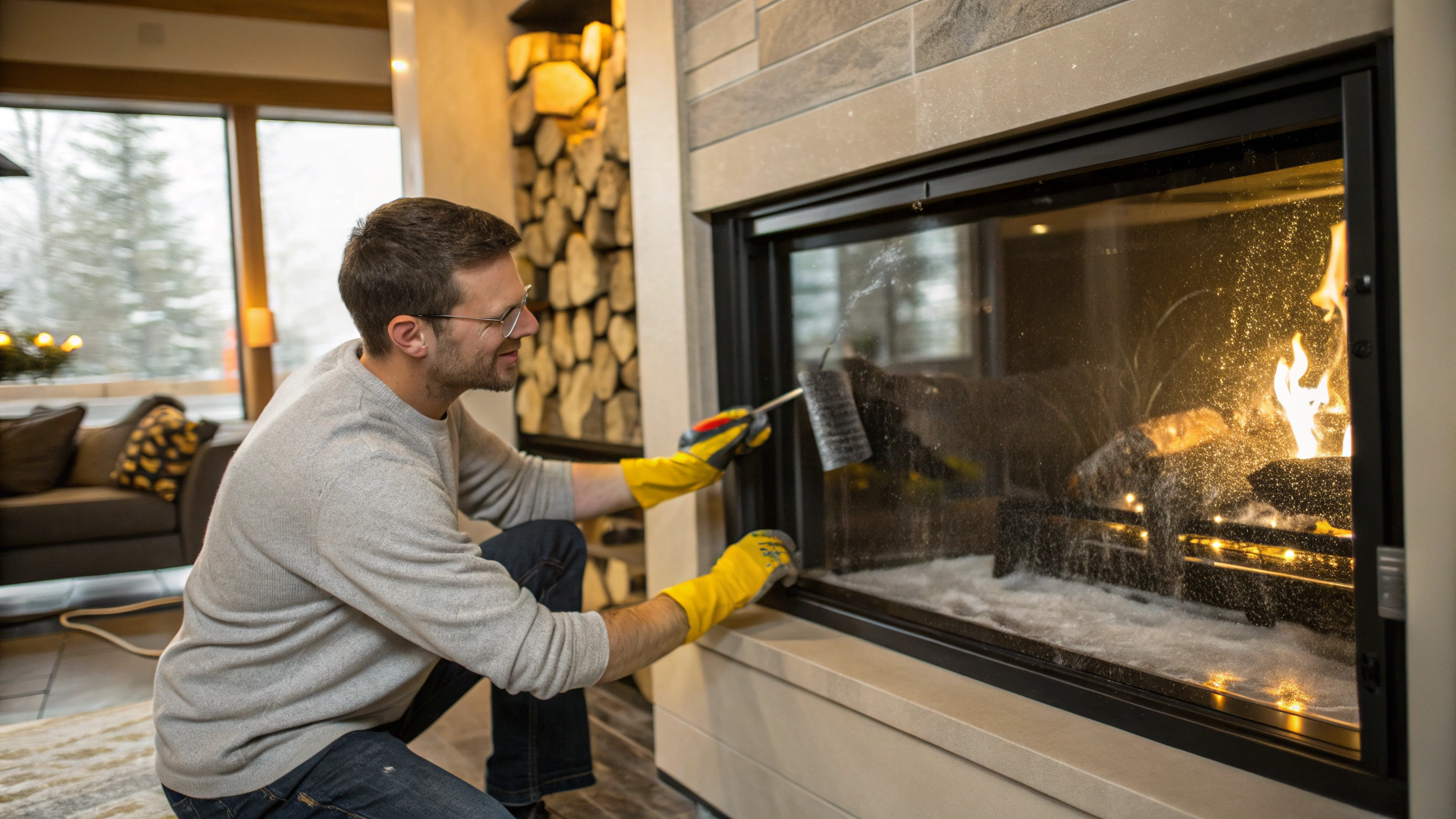 How to Clean Fireplace Glass? | SEFIRE