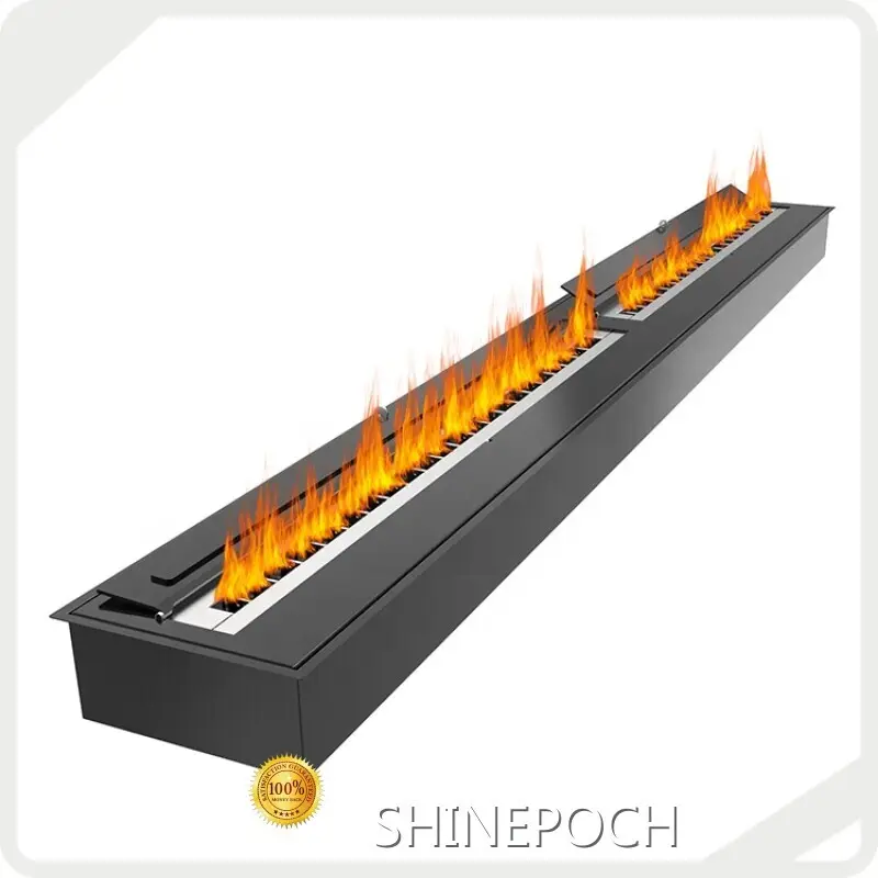 1800mm bio ethanol fireplace