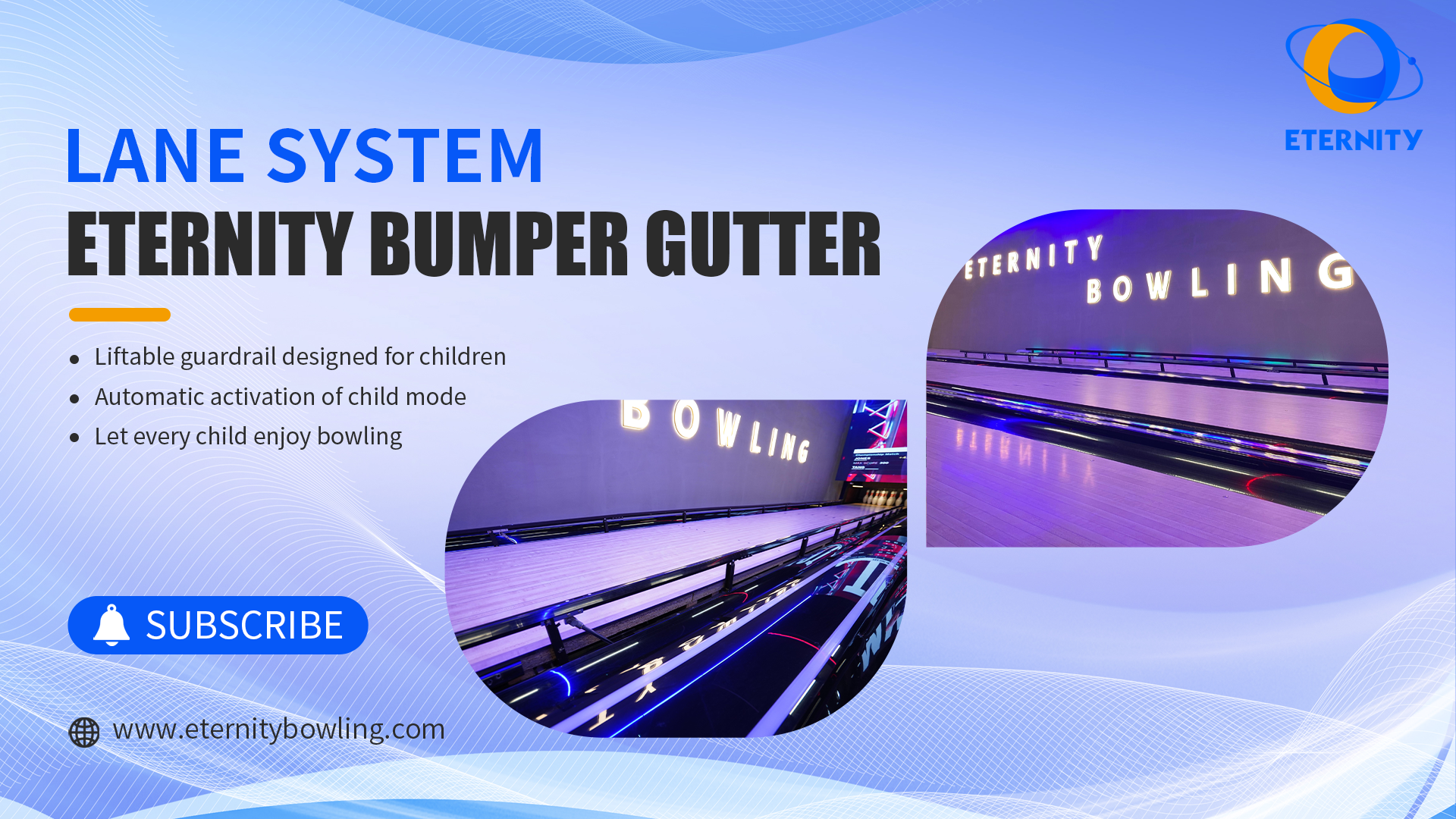 Eternity Bumper Gutter, 아이들을위한 재미있는 볼링 모드!