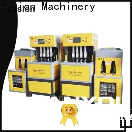 Yosion Machinery 2 cavity semi automatic pet bottle blowing machine price supply for medicine bottle 1