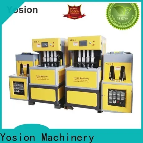 Yosion Machinery high-quality 2 cavity semi automatic pet bottle blowing machine supply for thicker bottle making 1