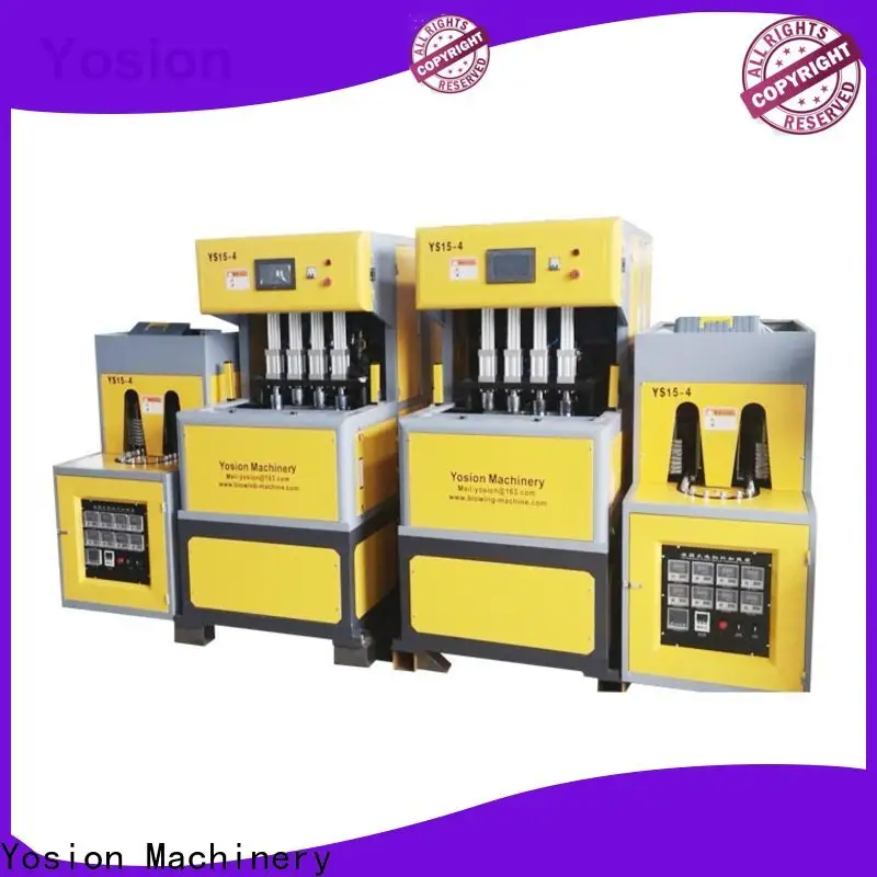 high-quality semi auto pet blow moulding machine supply for cosmetics bottle 1