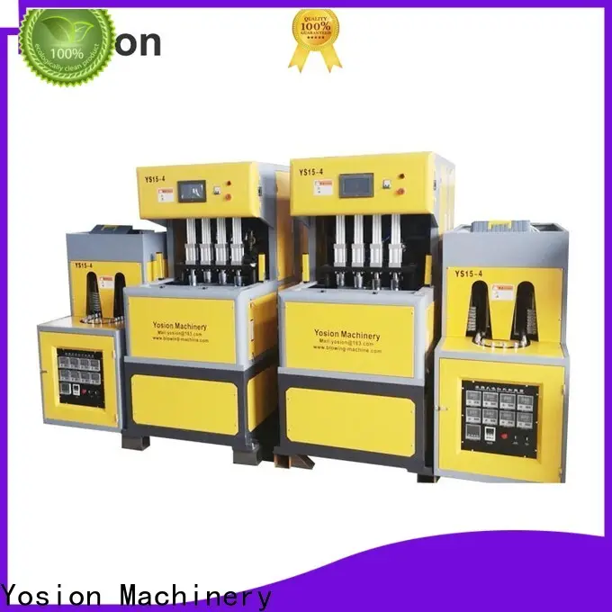 Yosion Machinery top 2 cavity semi automatic pet bottle blowing machine suppliers for Alcohol bottle 1