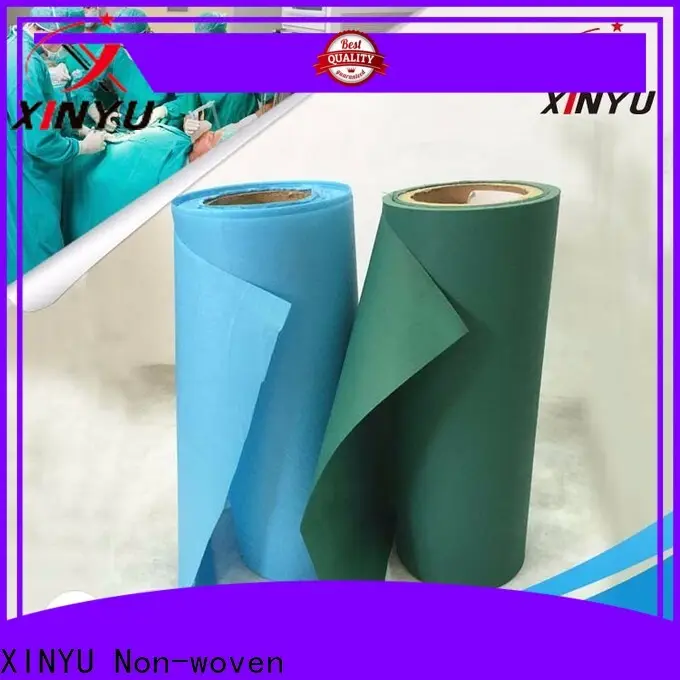 Excellent non woven polyester fabric Suppliers for protective gown 1