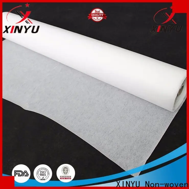 XINYU Non-woven Excellent fusible interlining fabric manufacturers for garment 1