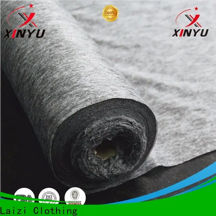 XINYU Non-woven Excellent fusible interlining fabric factory for jackets 1