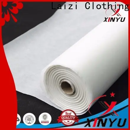 XINYU Non-woven non woven fusible interlining for business for cuff interlining 1