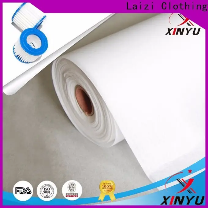 XINYU Non-woven High-quality paper water filter Supply for swimming pool filtration media 1