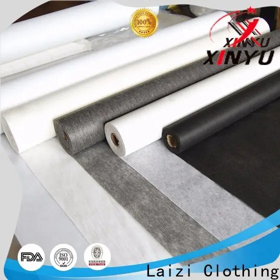 Wholesale non woven fusible interlining fabrics company for dress 1
