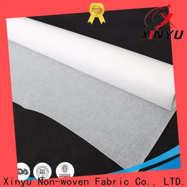 XINYU Non-woven non woven fusible interfacing Suppliers for garment 1