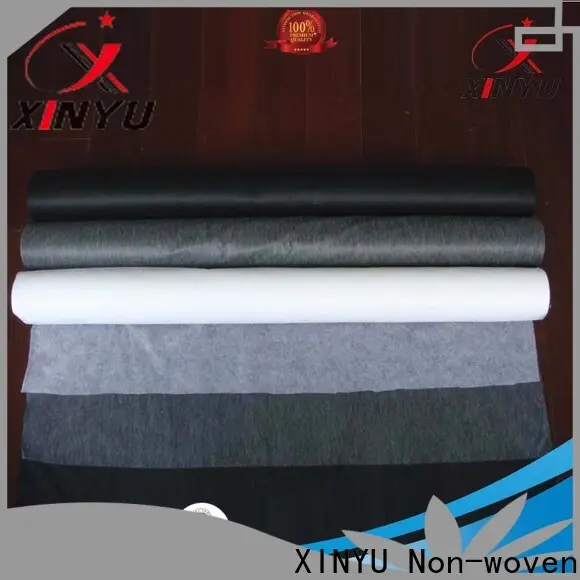 XINYU Non-woven Customized non woven fusible interlining manufacturers for cuff interlining 1