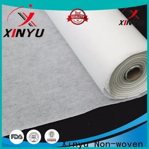 XINYU Non-woven Excellent non woven fusible interfacing manufacturers for embroidery paper 1