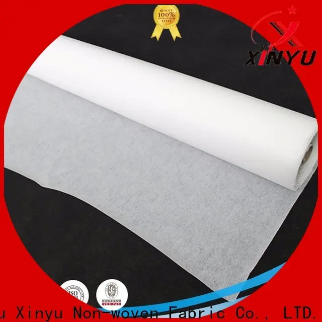 XINYU Non-woven nonwoven interlining Suppliers for cuff interlining 1