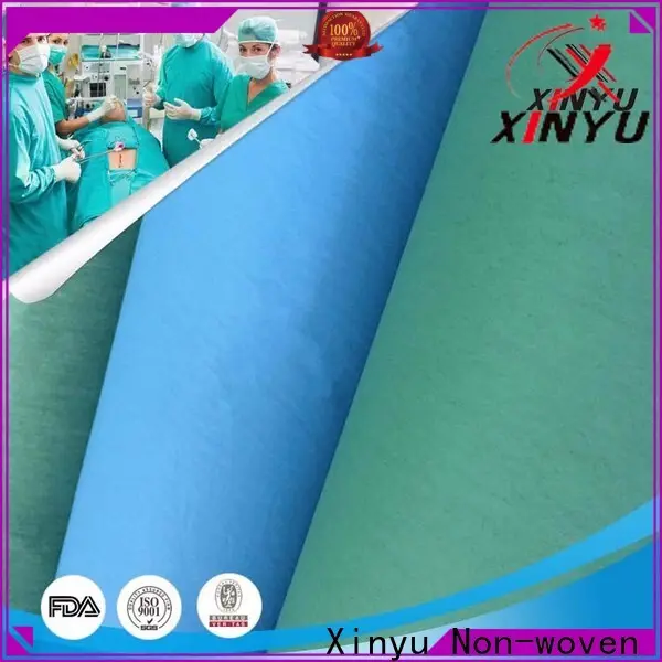 XINYU Non-woven Wholesale non woven fabric roll size company for protective gown 1
