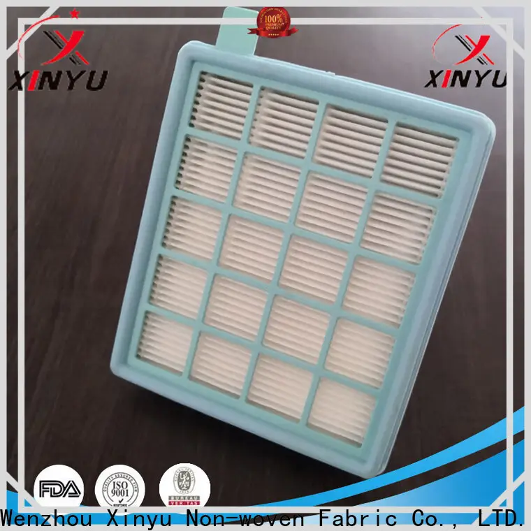 XINYU Non-woven Latest black polypropylene non woven filter fabric factory for air filtration media 1