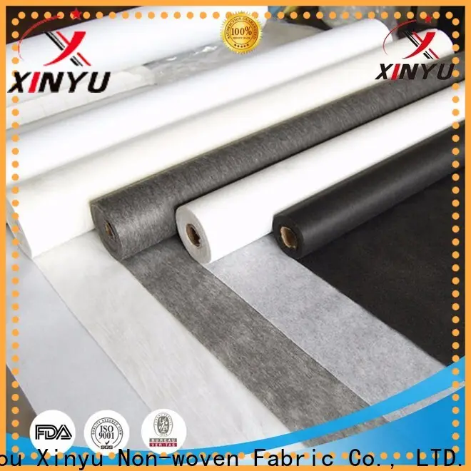 XINYU Non-woven Wholesale non woven fusible interlining Suppliers for collars 1