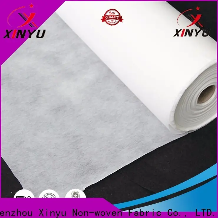 XINYU Non-woven embroidery paper backing company for jacket 1