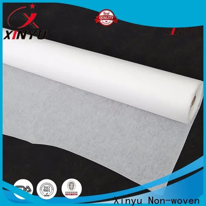 XINYU Non-woven adhesive non woven fabric factory for cuff interlining 1